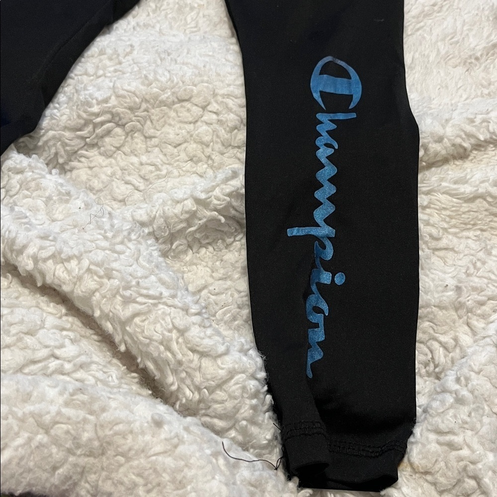 Champion Kids' Vivid Pink, purple, and black Leggings - Picture 12 of 13